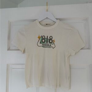 818 Tequila Cream Graphic Tee